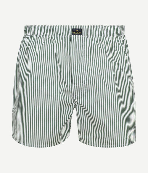Boxershort stripe groen