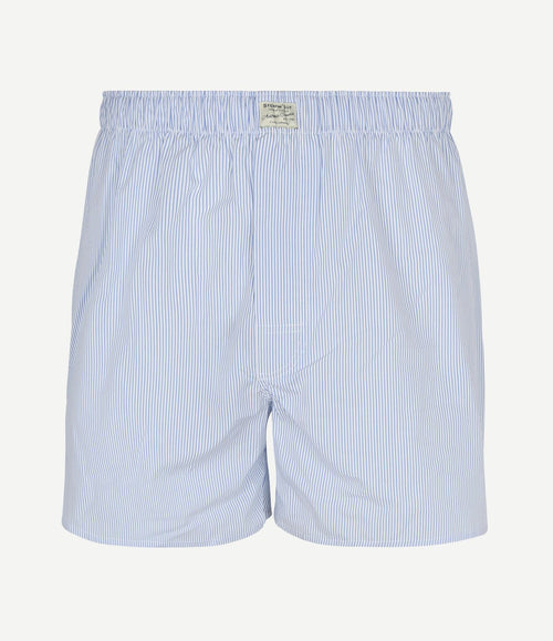 Boxershort striped blauw