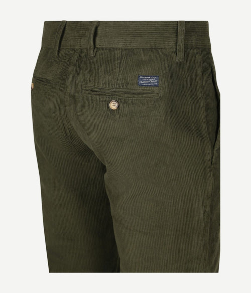 Steppin' Out chino flemm corduroy olive | Regular-fit