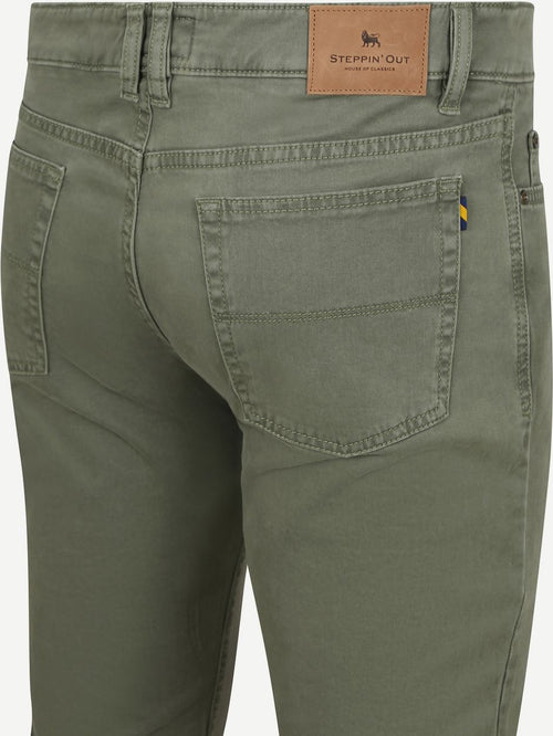 Broek 5-pocket johnson dark sage