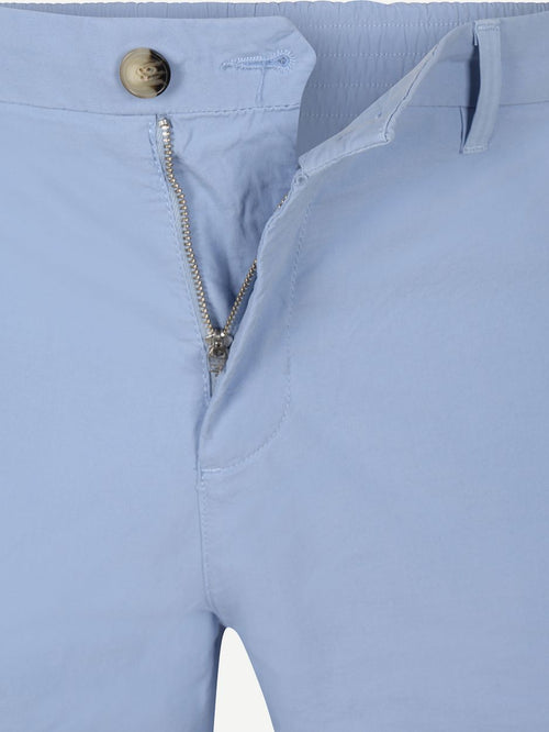 Chino portsmouth poplin lichtblauw