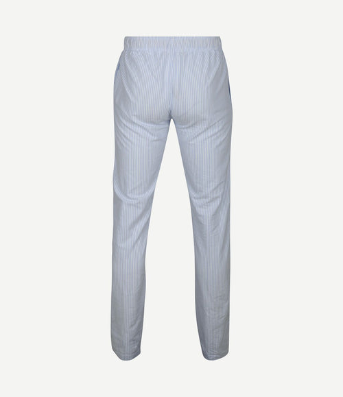 Loungebroek streep lichtblauw