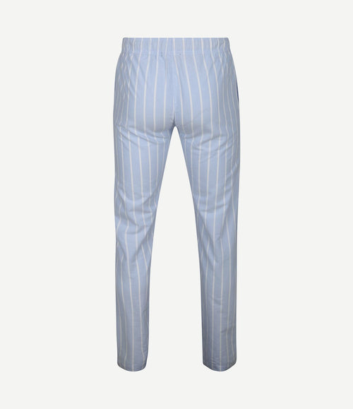 Loungebroek streep lichtblauw