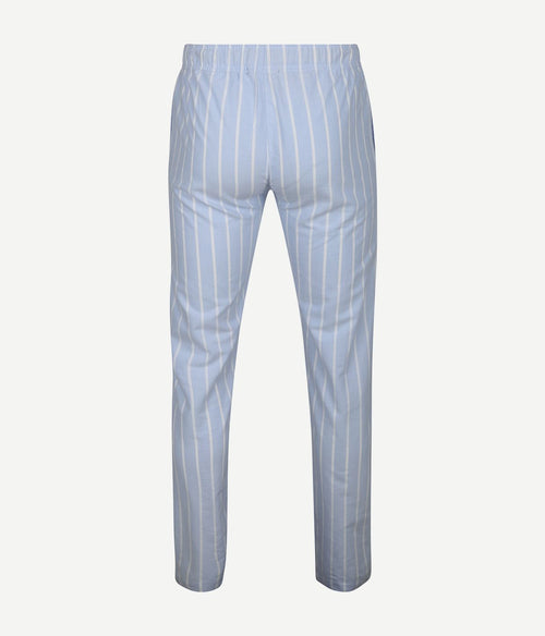 Loungebroek streep lichtblauw