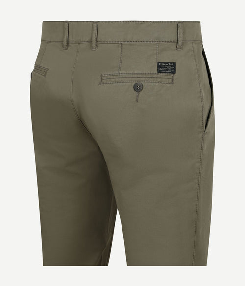 Chino newbury light twill olijfgroen