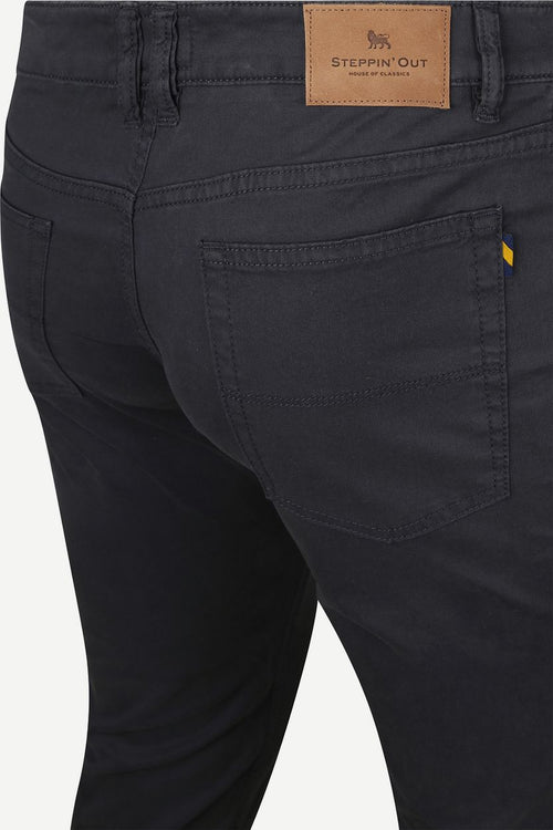 Steppin' Out broek 5-pocket johnson donkerblauw | Regular-fit