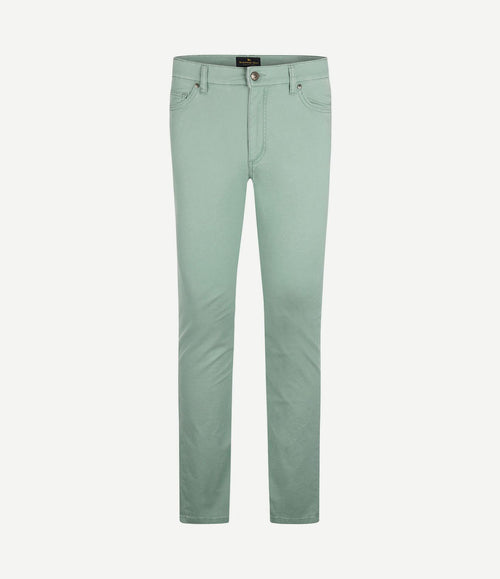 Broek 5-pocket johnson sage