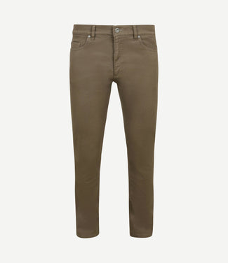 Broek 5-pocket johnson waffle kaki