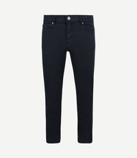 Broek 5-pocket johnson waffle donkerblauw