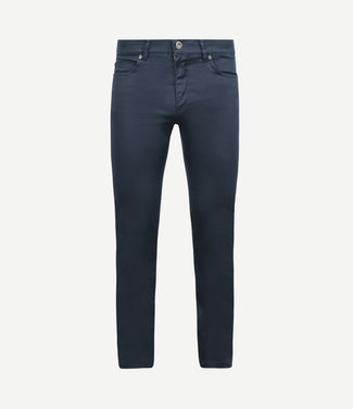 Broek bruno structured donkerblauw