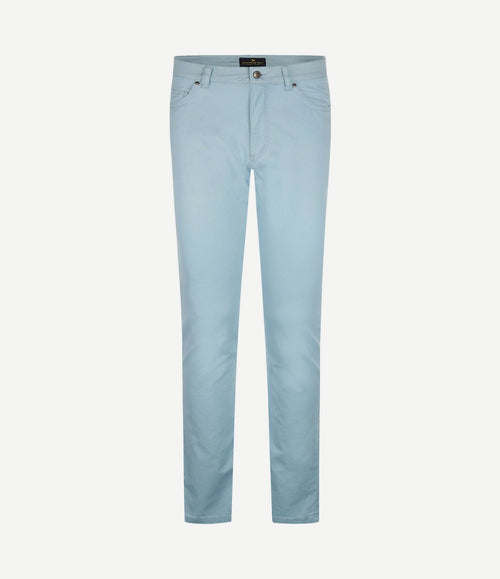 Broek johnson lichtblauw