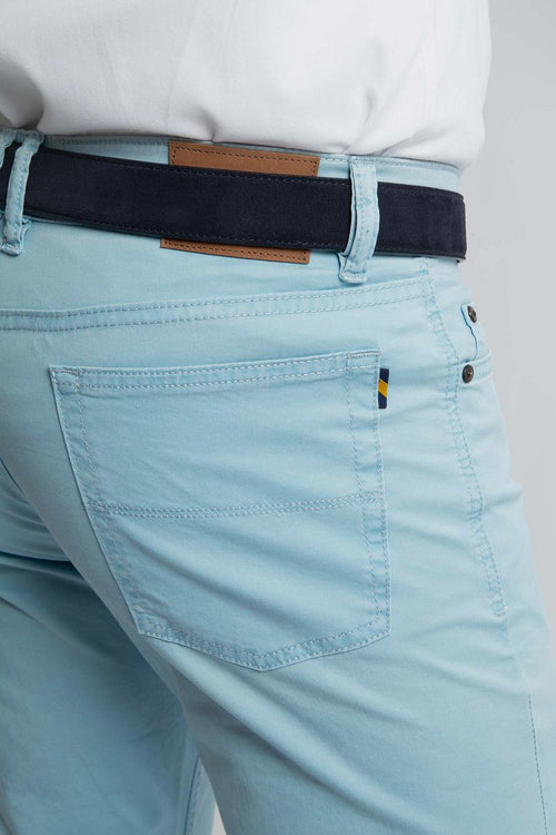 Broek johnson lichtblauw
