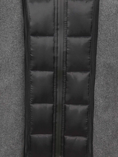 Caban coat wol grijs