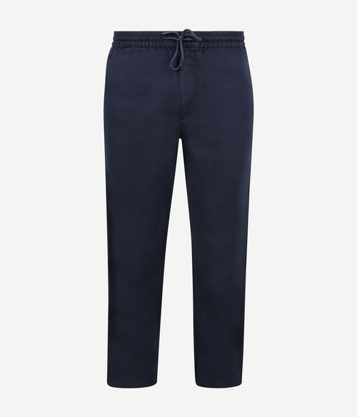 Chicago chino linen donkerblauw