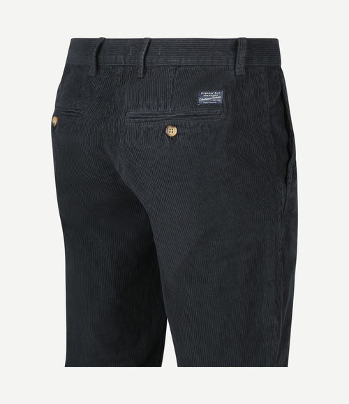 Chino flemm corduroy donkerblauw