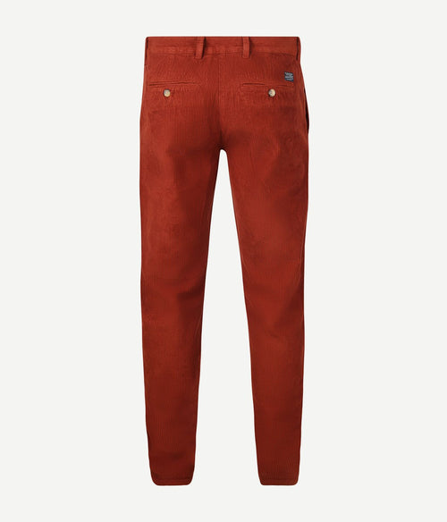 Steppin' Out chino flemm corduroy wine | Regular-fit