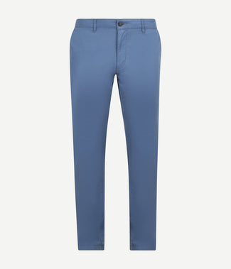 Chino newbury light twill blauw
