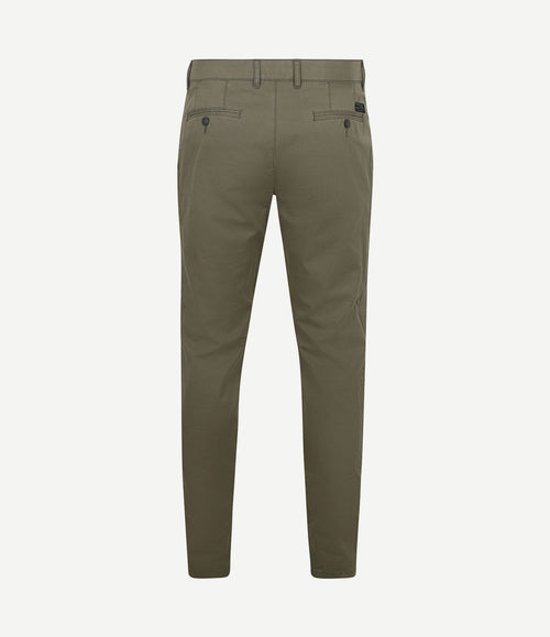 Chino newbury light twill olijfgroen