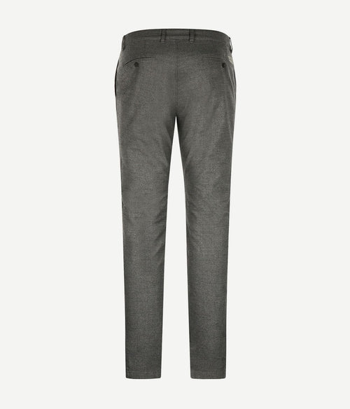 Steppin' Out chino newbury melange grijs | Slim-fit