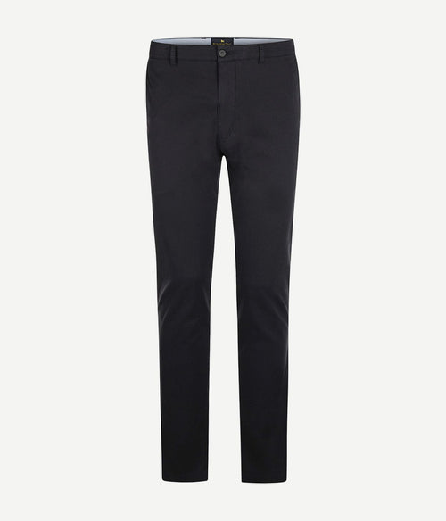 Steppin' Out chino newbury donkerblauw | Slim-fit