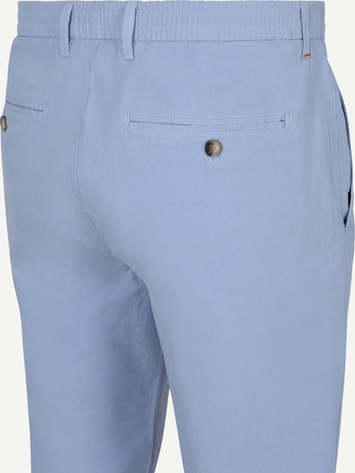 Chino portsmouth poplin lichtblauw