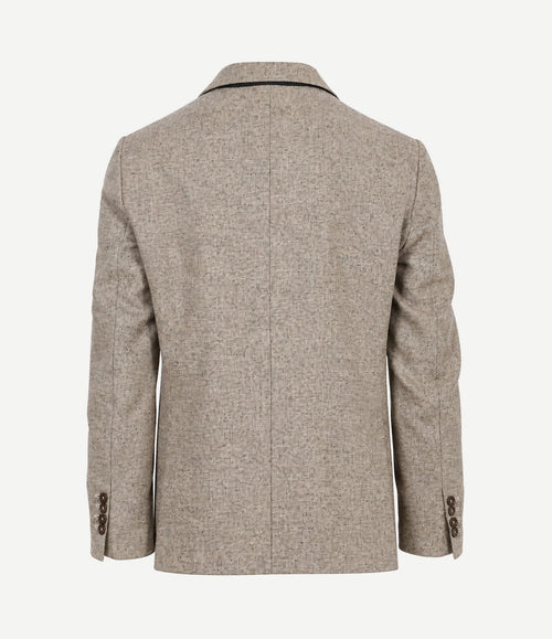 Colbert lamswol tweed beige