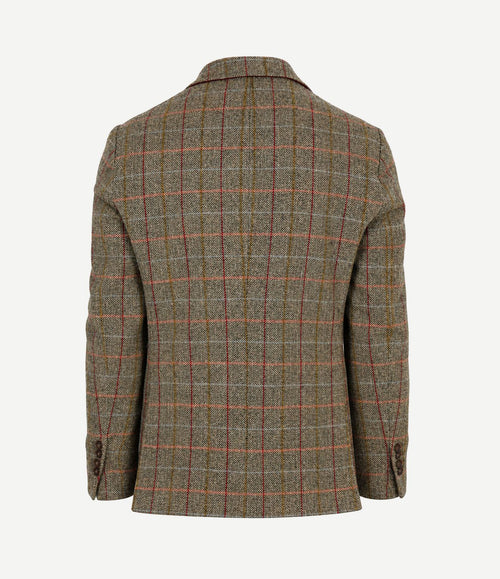 Colbert shetland wool check green