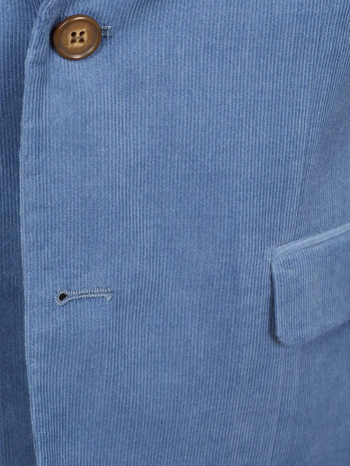 Colbert cord blauw