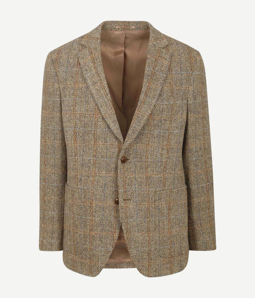 Steppin' Out colbert harris tweed beige | Slim-fit