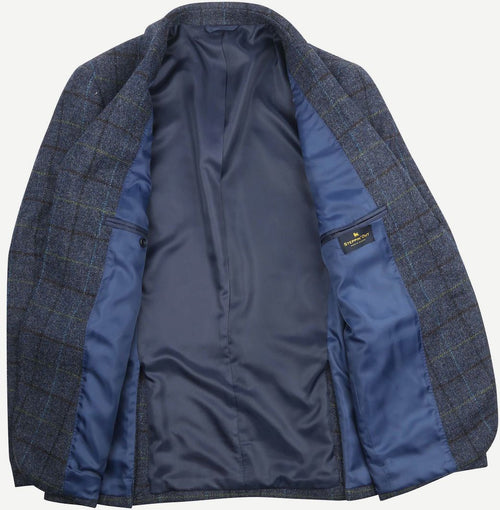 Colbert wol donkerblauw
