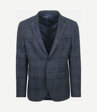 Colbert wol donkerblauw