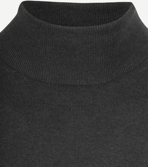 Steppin' Out coltrui cotton cashmere antraciet | Regular-fit