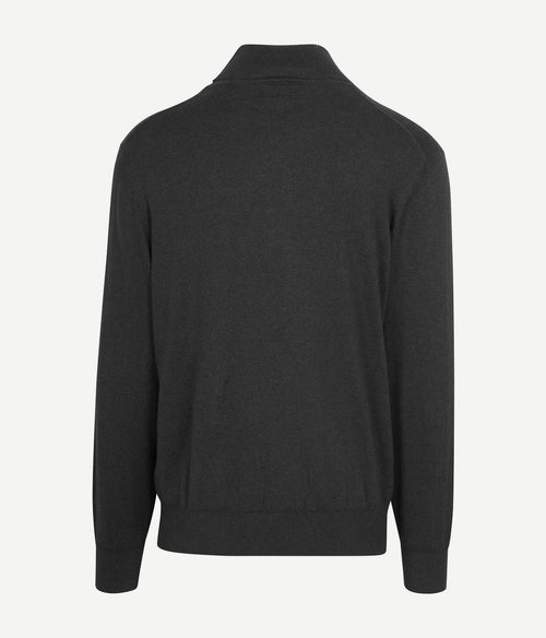 Steppin' Out coltrui cotton cashmere antraciet | Regular-fit