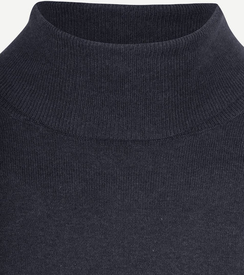Steppin' Out coltrui cotton cashmere donkerblauw | Regular-fit