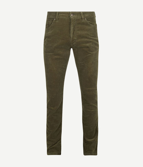 Steppin' Out corduroy broek johnson groen | Regular-fit