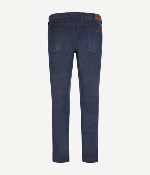 Steppin' Out corduroy broek johnson indigo blauw | Regular-fit