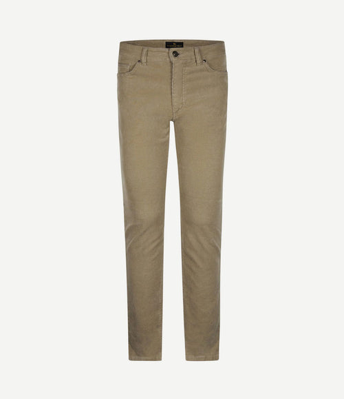 Corduroy broek johnson sand