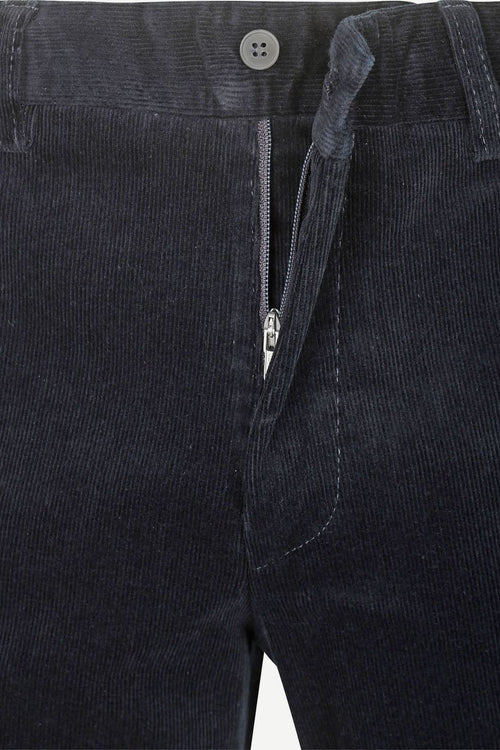 Steppin' Out corduroy chino blair donkerblauw | Regular-fit