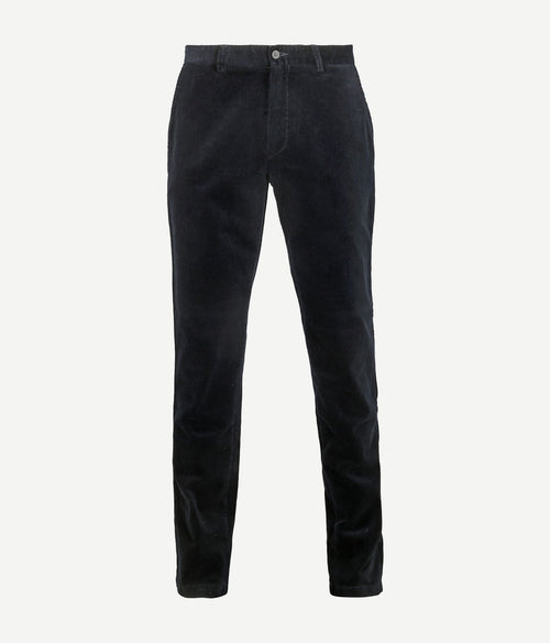 Steppin' Out corduroy chino blair donkerblauw | Regular-fit