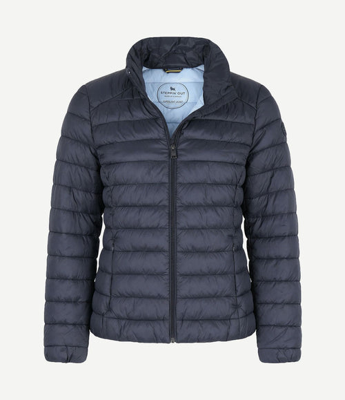 Dames jas donkerblauw