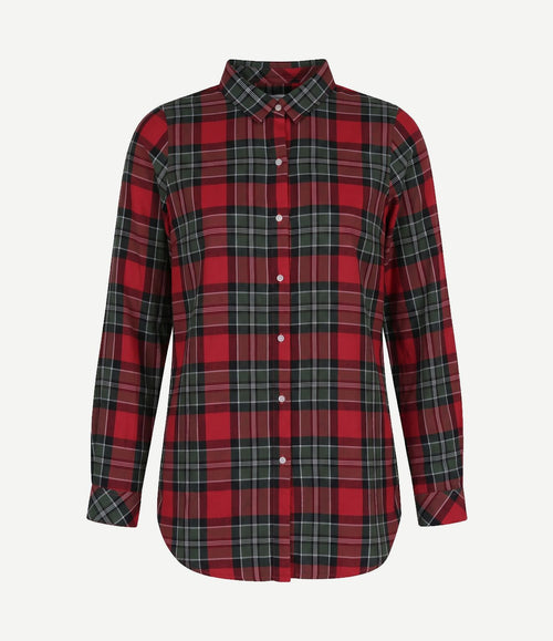 Damesblouse barbara check rood