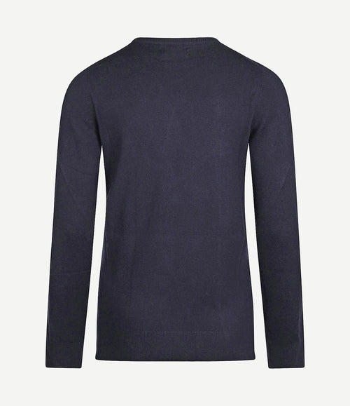 Damestrui cotton cashmere donkerblauw