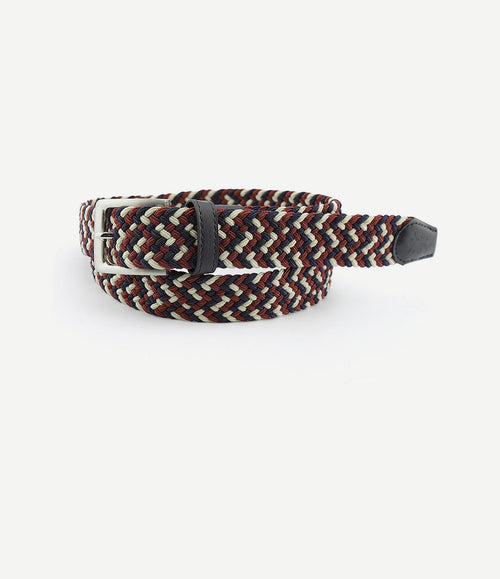 Geweven riem multicolour donkerblauw