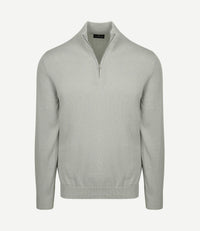 Half-zip trui colin grijs
