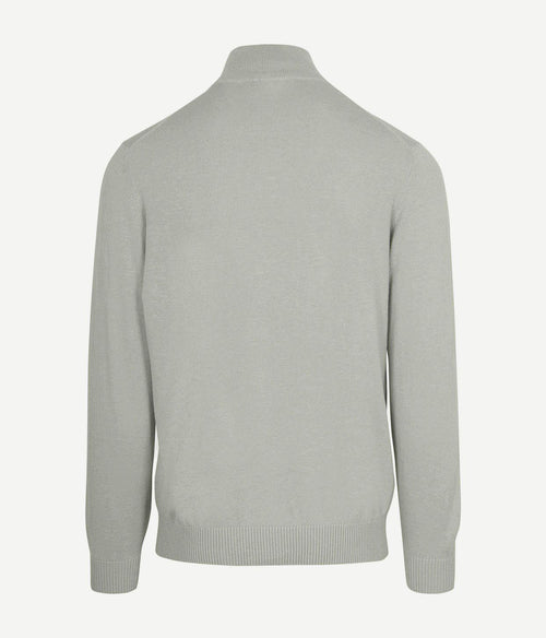 Half-zip trui colin grijs