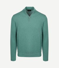 Half-zip trui colin groen