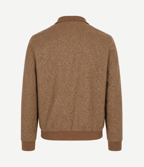 Herritage jack wool blend pepita bruin