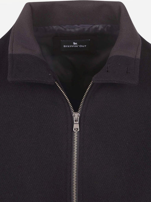 Herrit jack wool blend donkerblauw