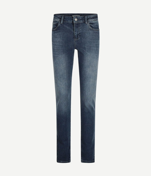 Steppin' Out jeans dames medium denim blauw | Slim-fit