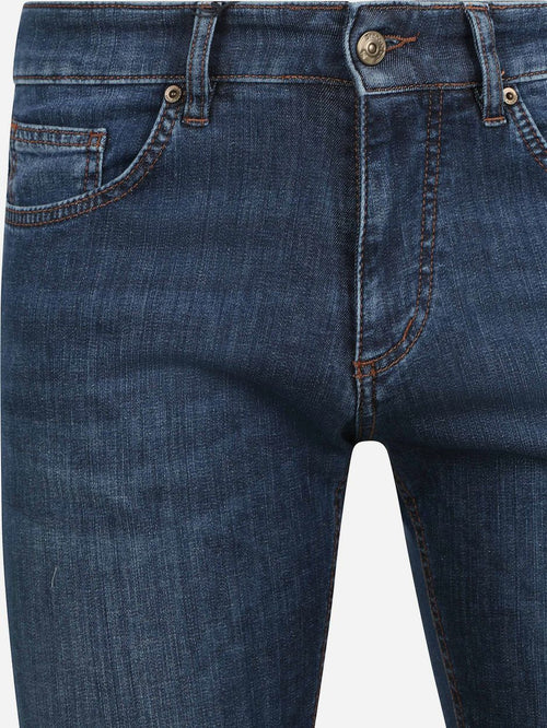 Jeans new russel medium denim blauw
